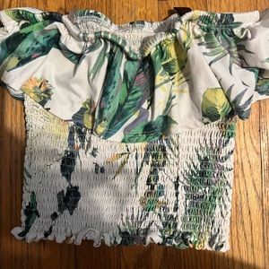 Floral tube top that can be worn for many occasions